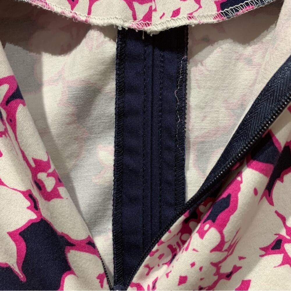 Tommy Hilfiger - Navy, Pink & White Floral Dress Size 0, EUC - Picture 13 of 14